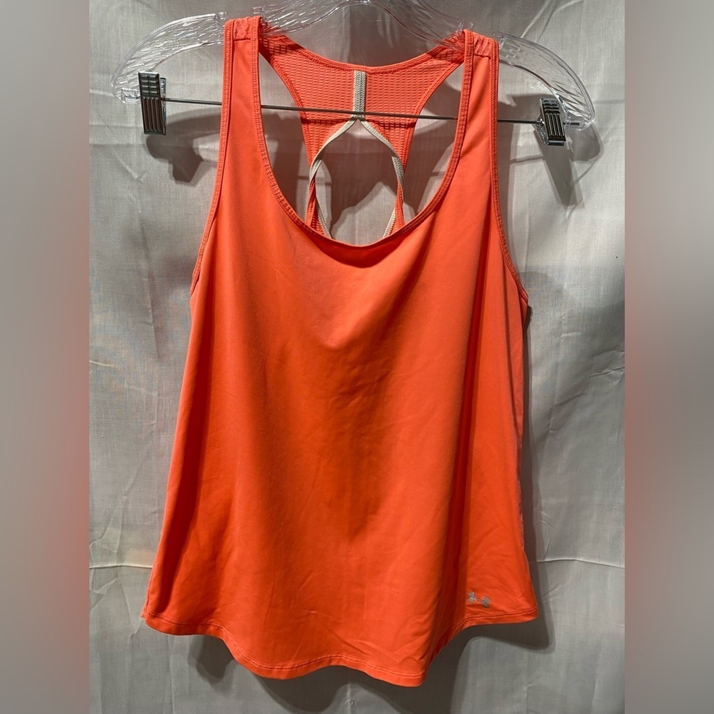 Under Armour‎ Twist Back Coral Tank Extra Small